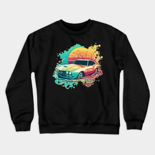 Peel Trident Very Little Muscle Car Crewneck Sweatshirt